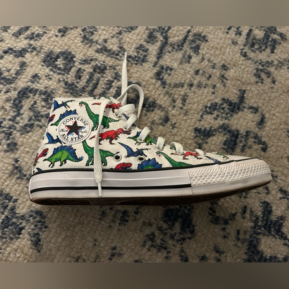 Converse Dinosaur All Star Sneakers Size 7 - Picture 2 of 2